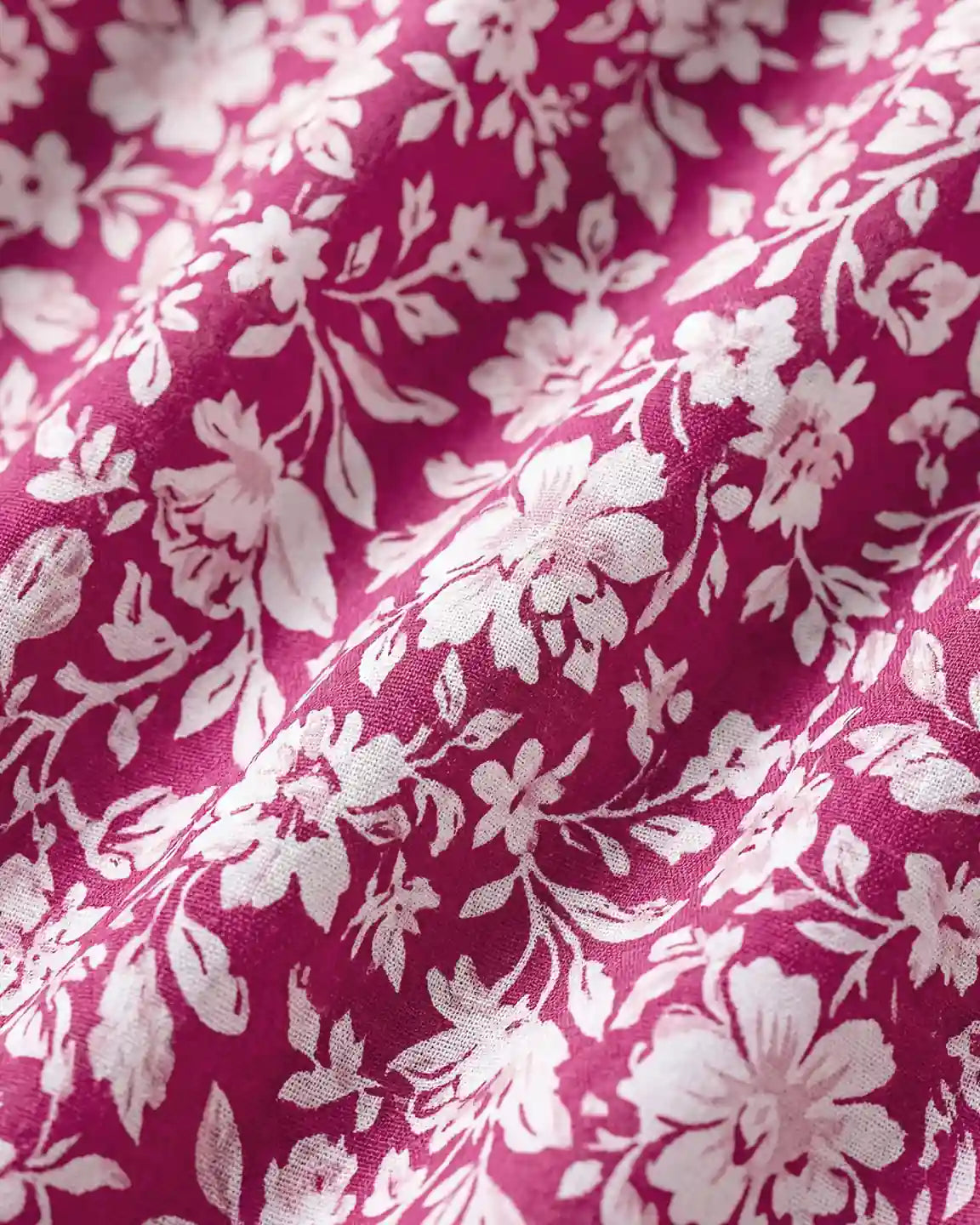 Smocked Floral A-Line Maternity Midi Dress