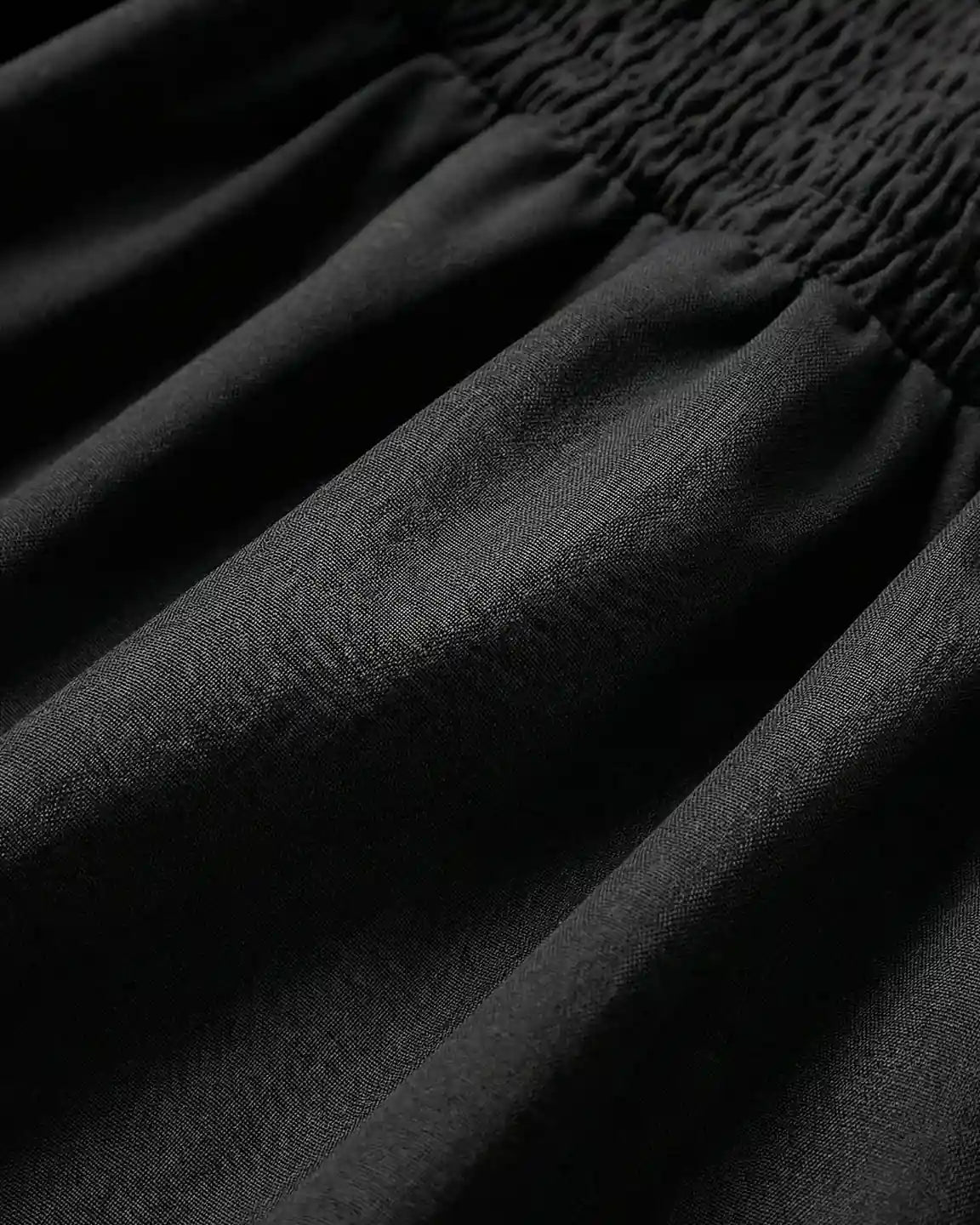 Ruffled Square-Neck Babydoll Maternity Maxi Dress