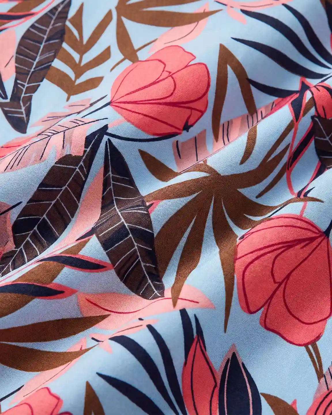 Side Tie Wrap Tropical Pattern Maternity Midi Dress