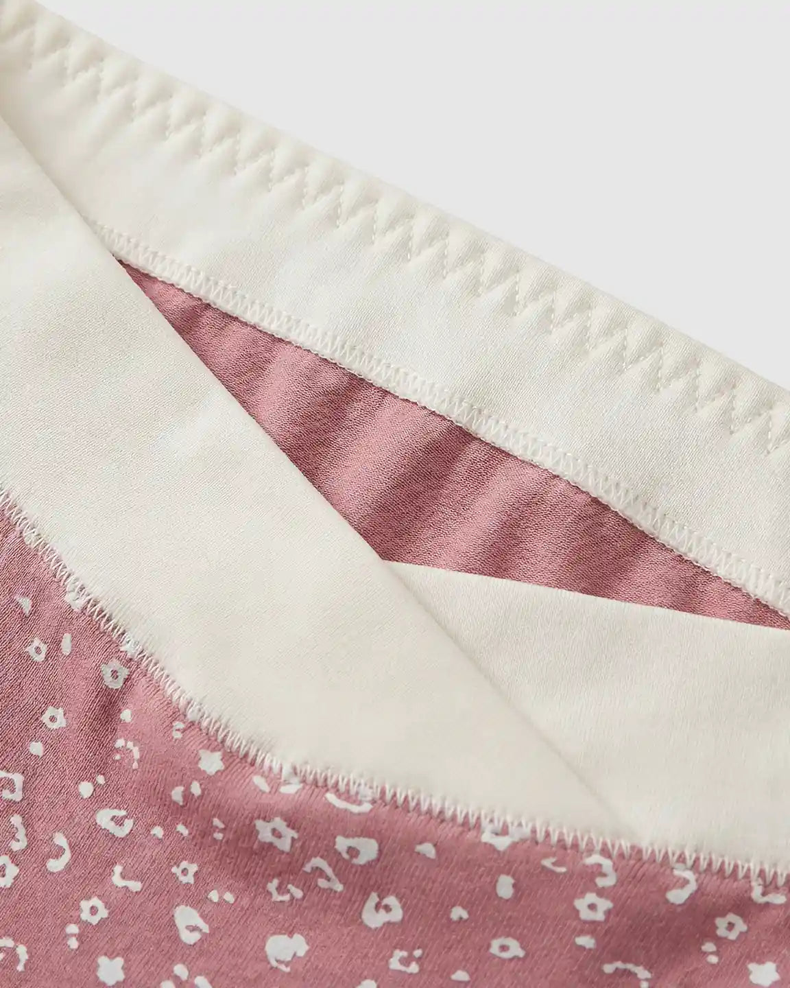 Low-Waist Leopard Print Maternity Underwear