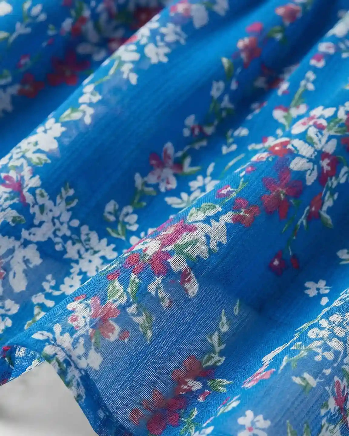 Floral V-neck A-Line Maternity Dress