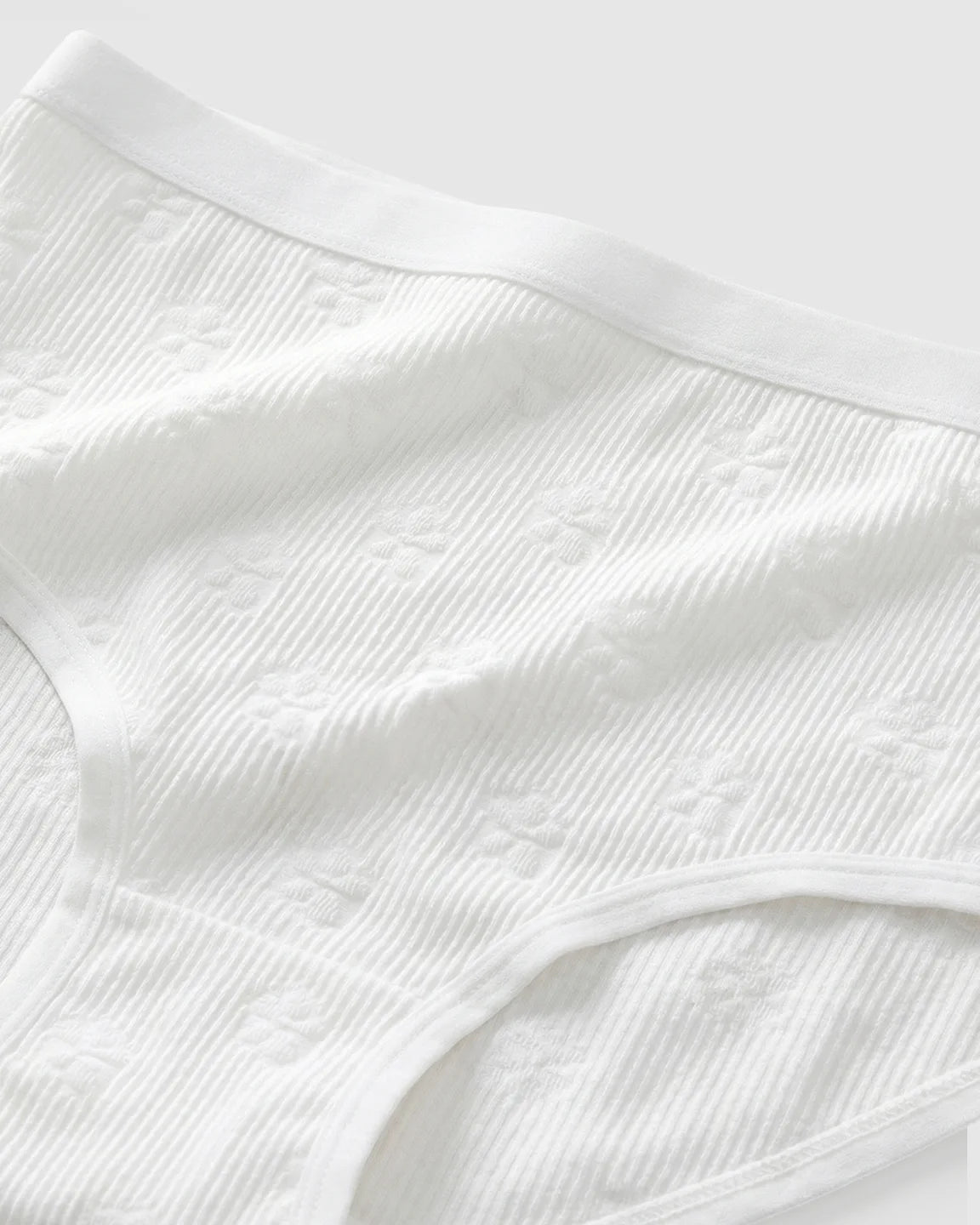 Mid-Waist Flower Cotton Maternity Underwear