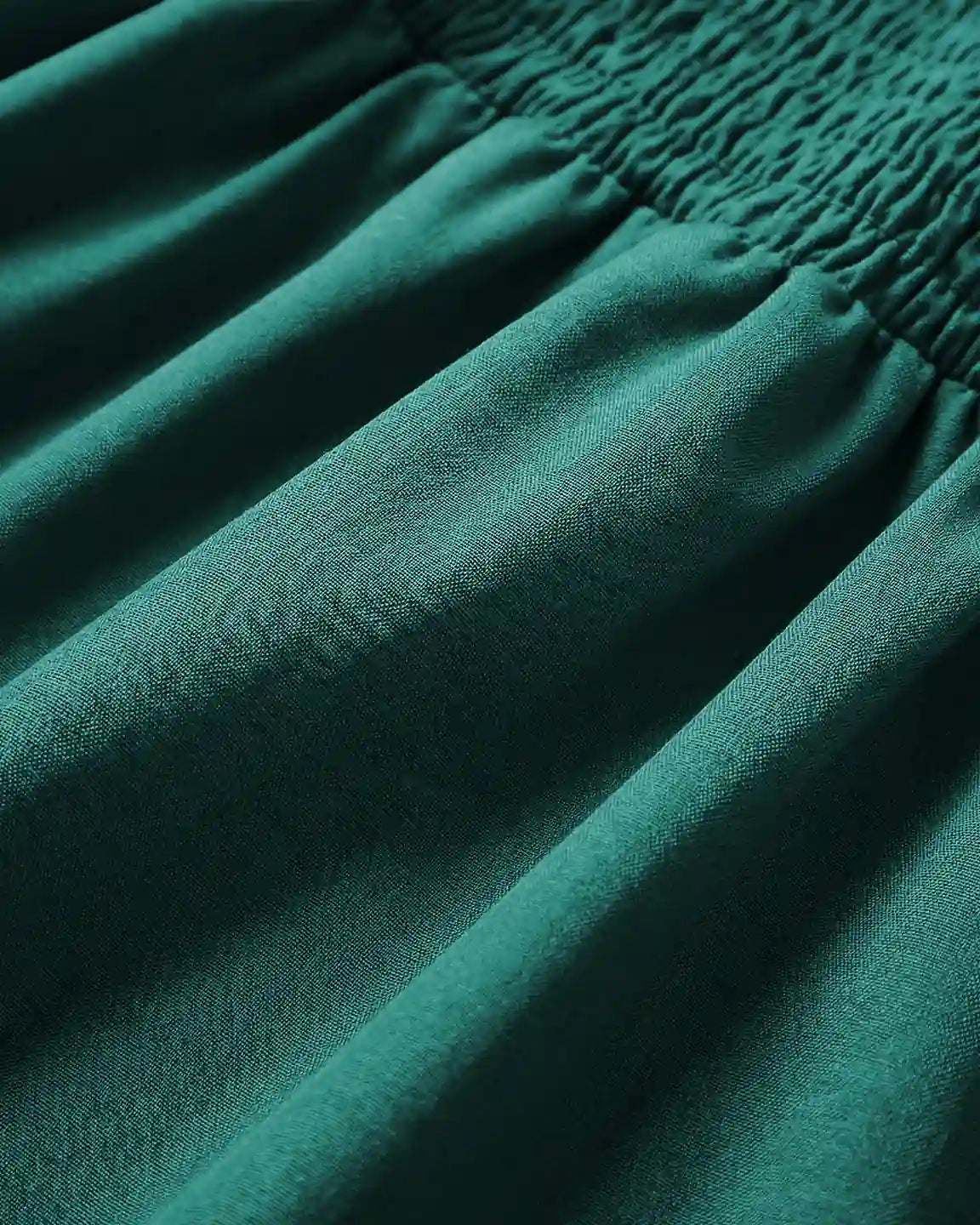 Ruffled Square-Neck Babydoll Maternity Maxi Dress