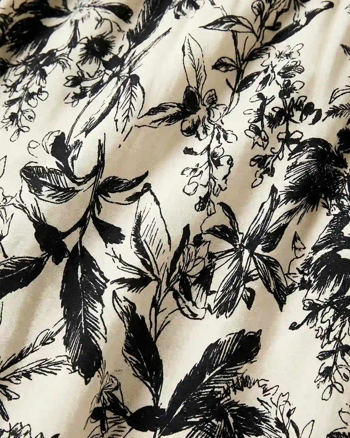 Botanical Print Camisole Loose H-line Maternity Nightdress