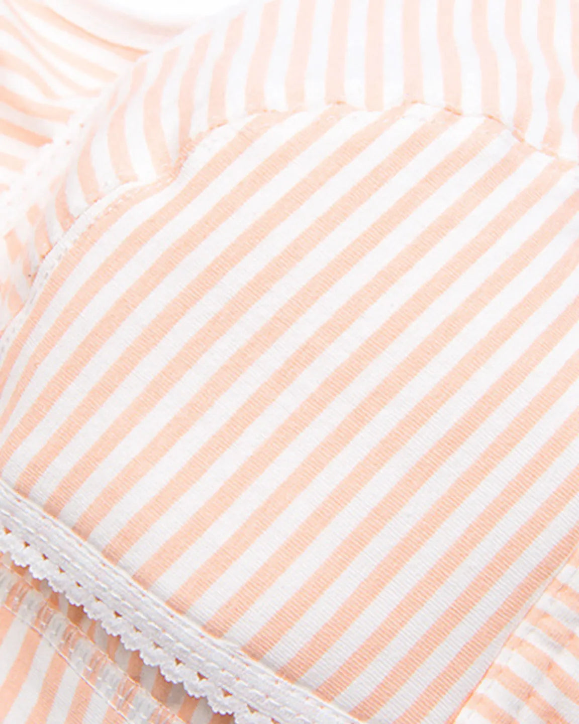 Striped Button Front Maternity Nursing Bra