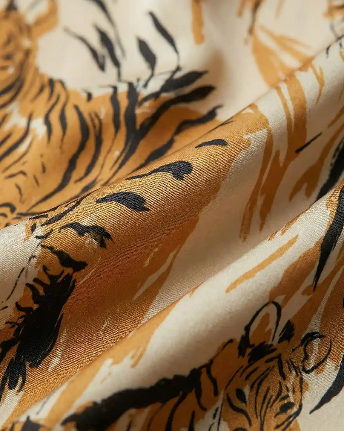 Spaghetti-Strap Tiger-Print Maternity Maxi Dress
