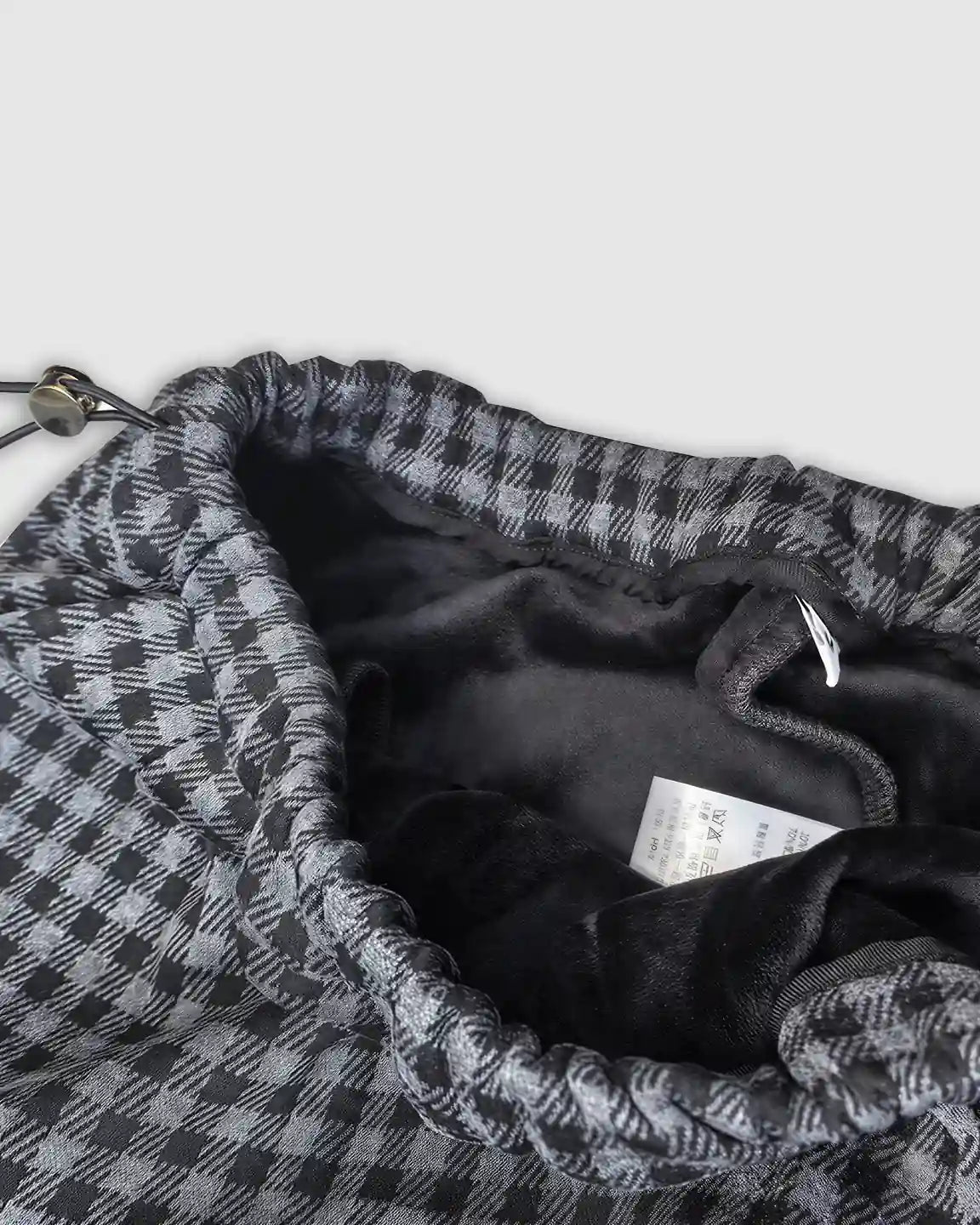 Gingham Plaid Relaxed-Fit Maternity Pants