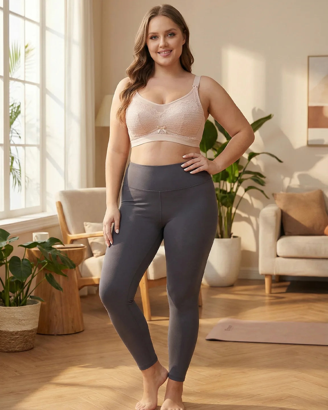 Clip-Down Lace Nursing Bra