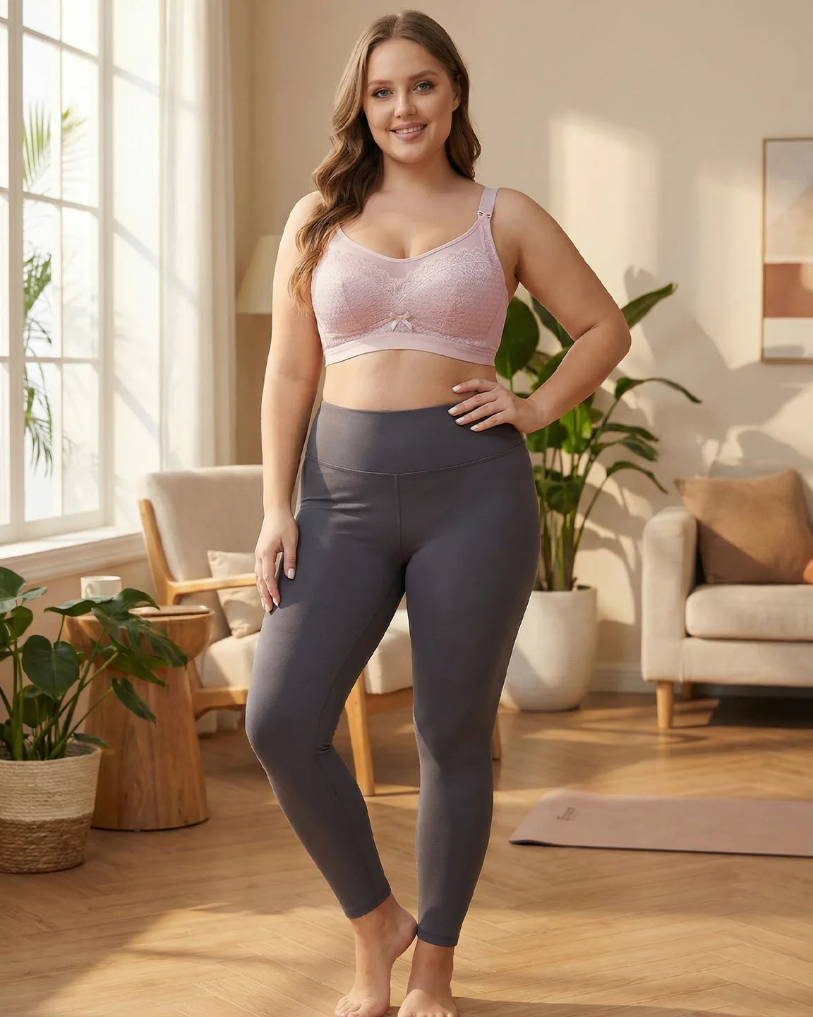 Clip-Down Lace Nursing Bra