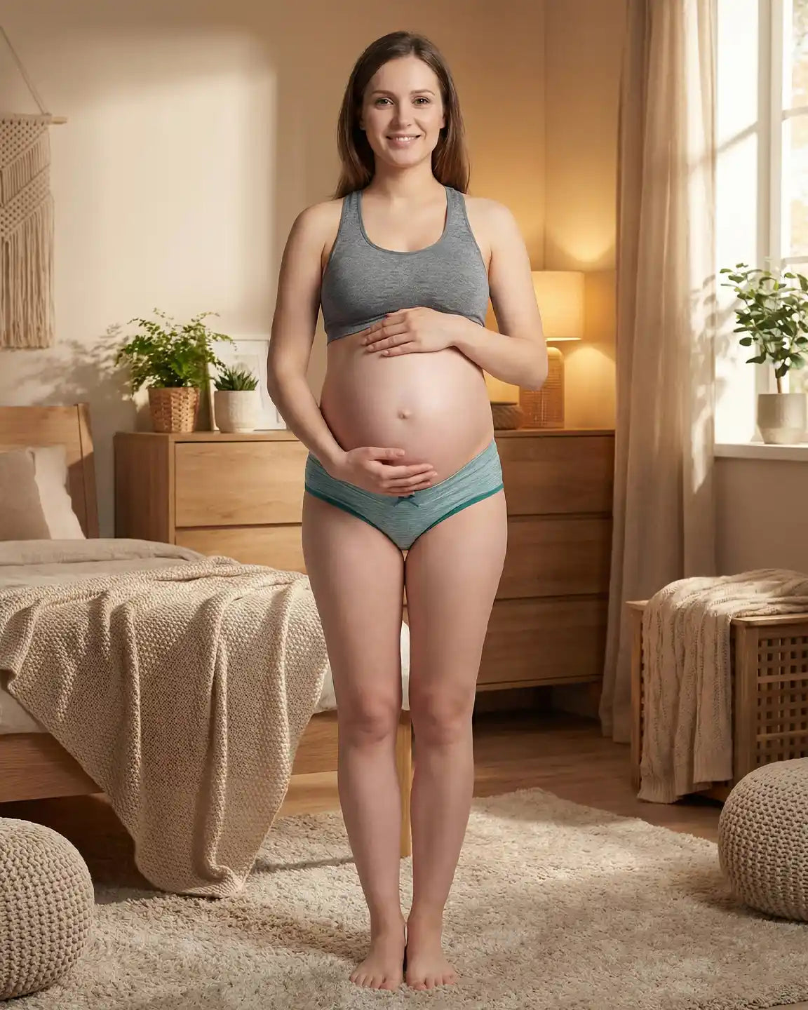 Low-Waist V-Shaped Maternity Briefs