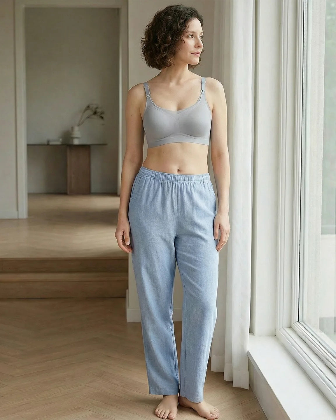 Seamless Ice Silk Ultra-Thin Nursing Bra