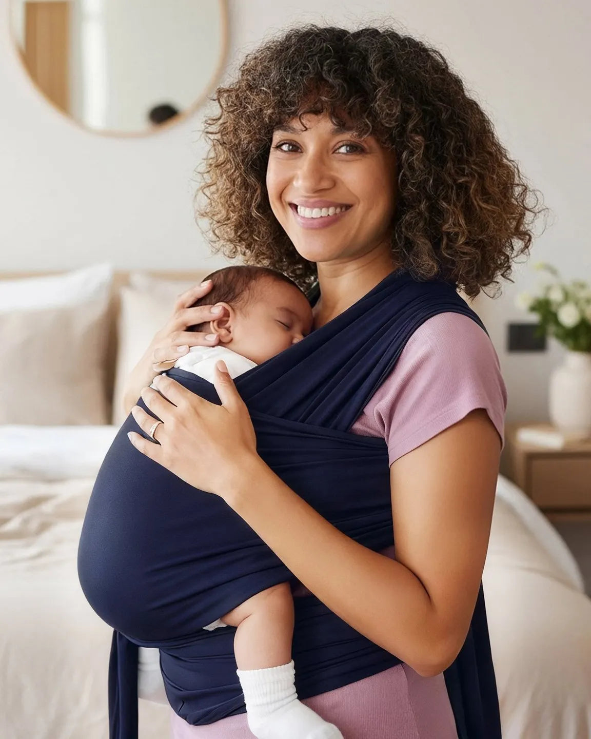 Skin-to-Skin Adjustable Baby Wrap Carrier