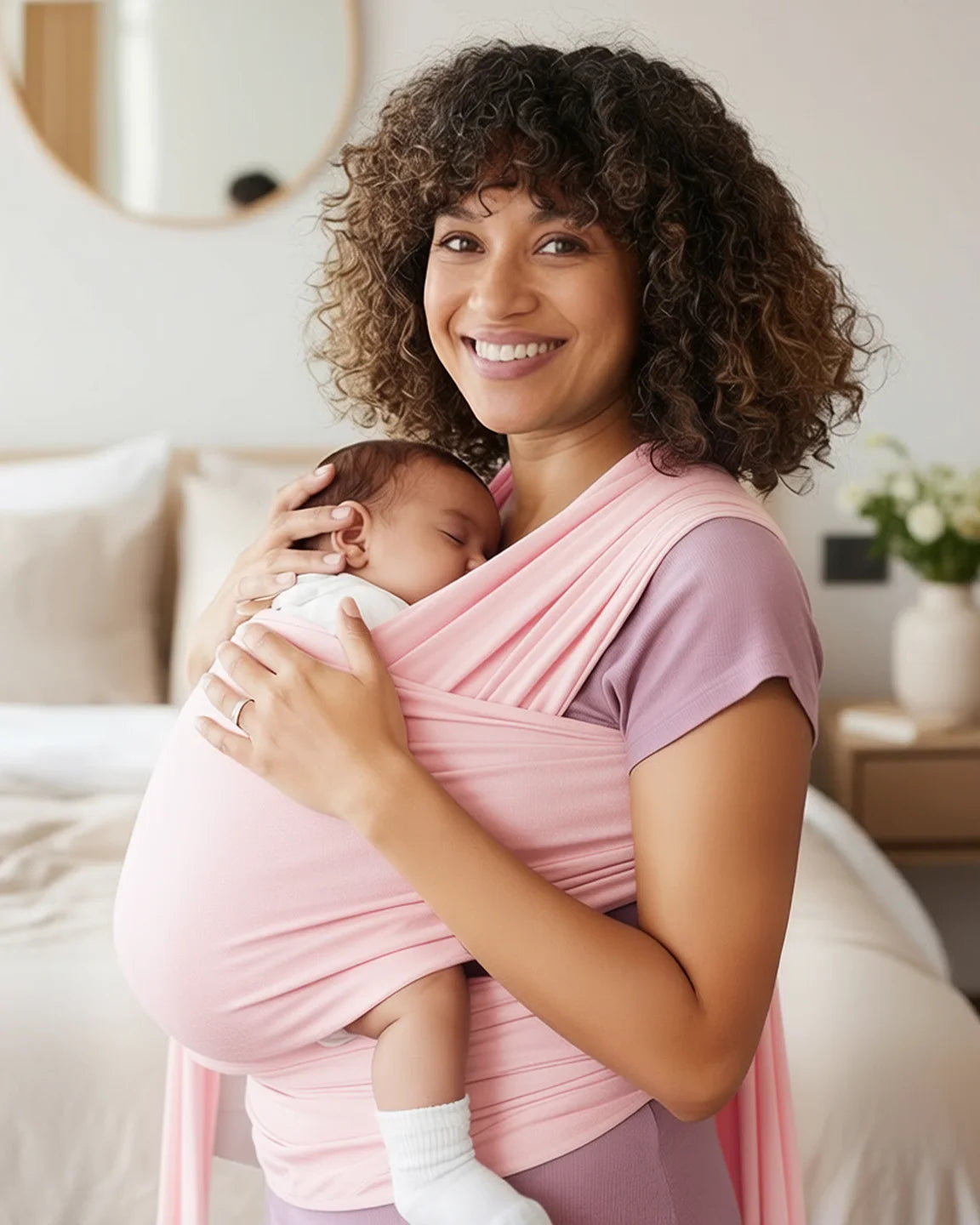 Skin-to-Skin Adjustable Baby Wrap Carrier