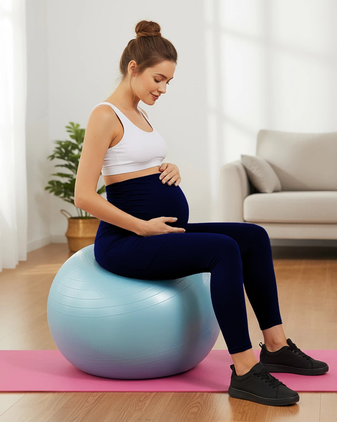 High-Elastic Support Activewear Maternity Leggings