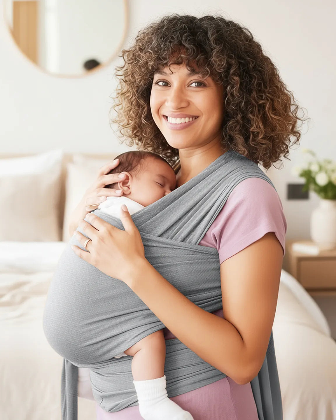 Skin-to-Skin Adjustable Baby Wrap Carrier