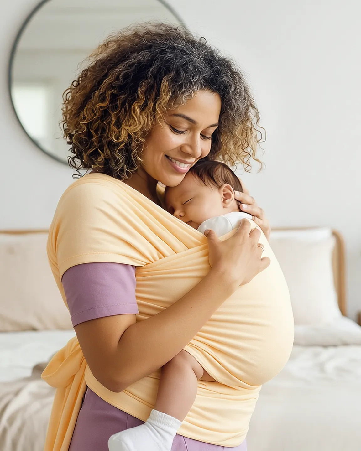 Skin-to-Skin Adjustable Baby Wrap Carrier