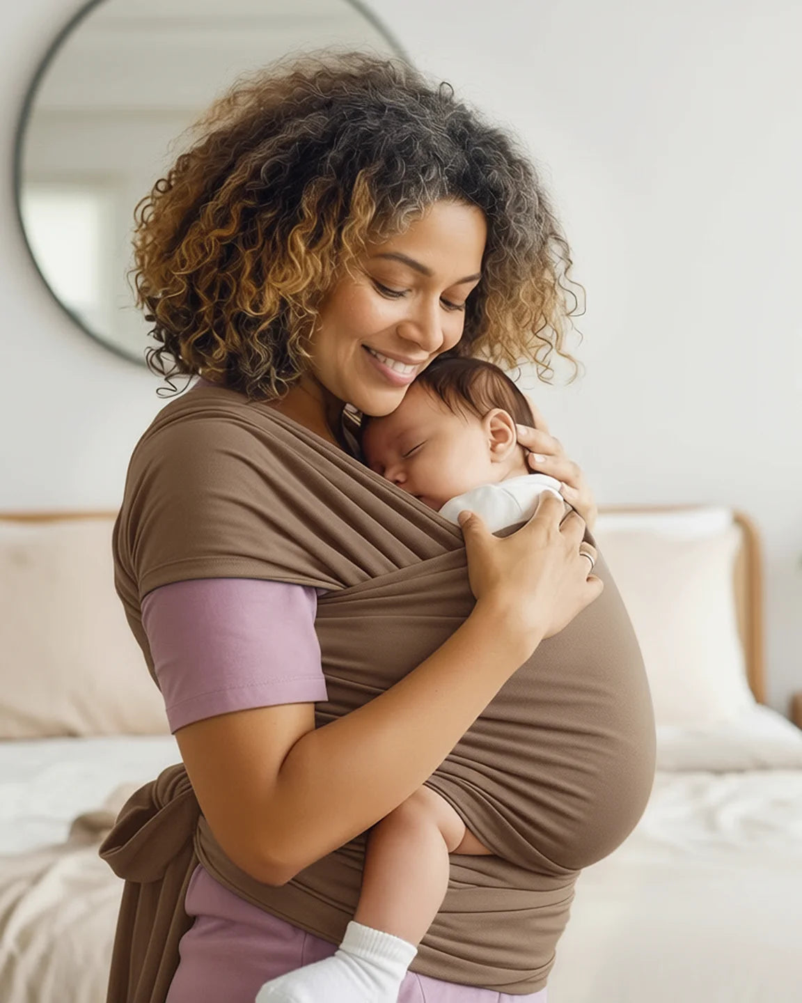 Skin-to-Skin Adjustable Baby Wrap Carrier