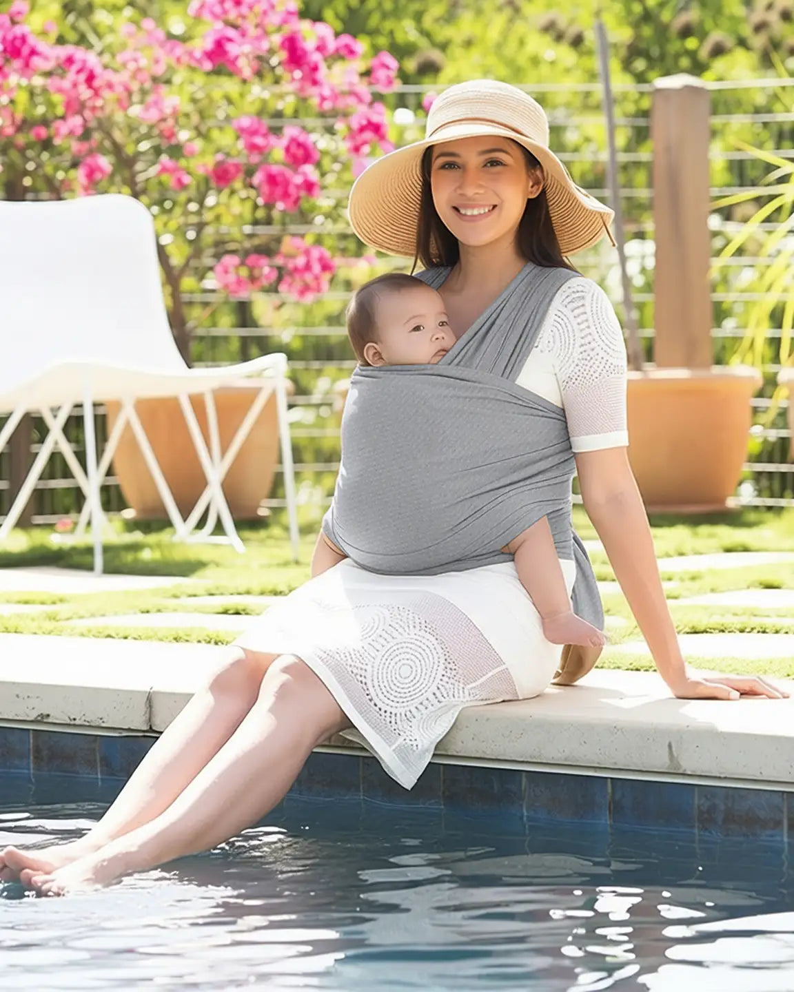 Skin-to-Skin Adjustable Baby Wrap Carrier