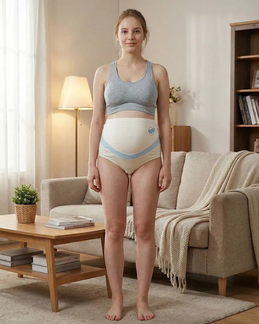 Crisscross High-Waist Maternity Underwear