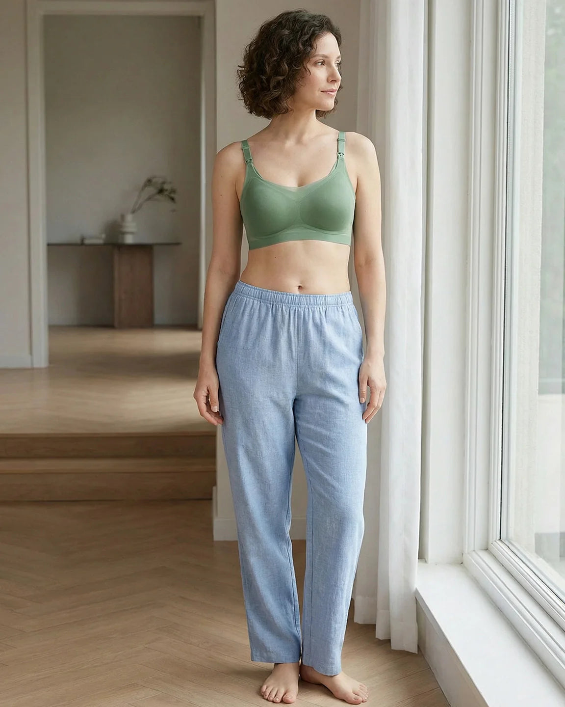 Seamless Ice Silk Ultra-Thin Nursing Bra