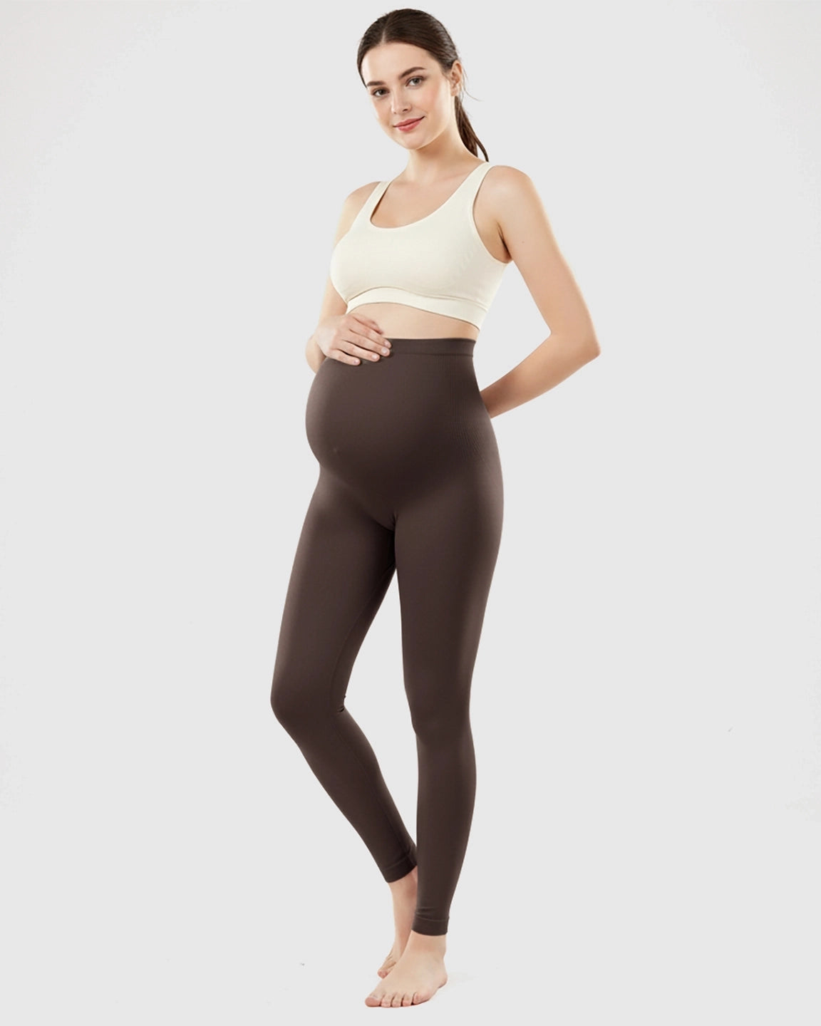 Olivra Seamless High-Waist Maternity Leggings