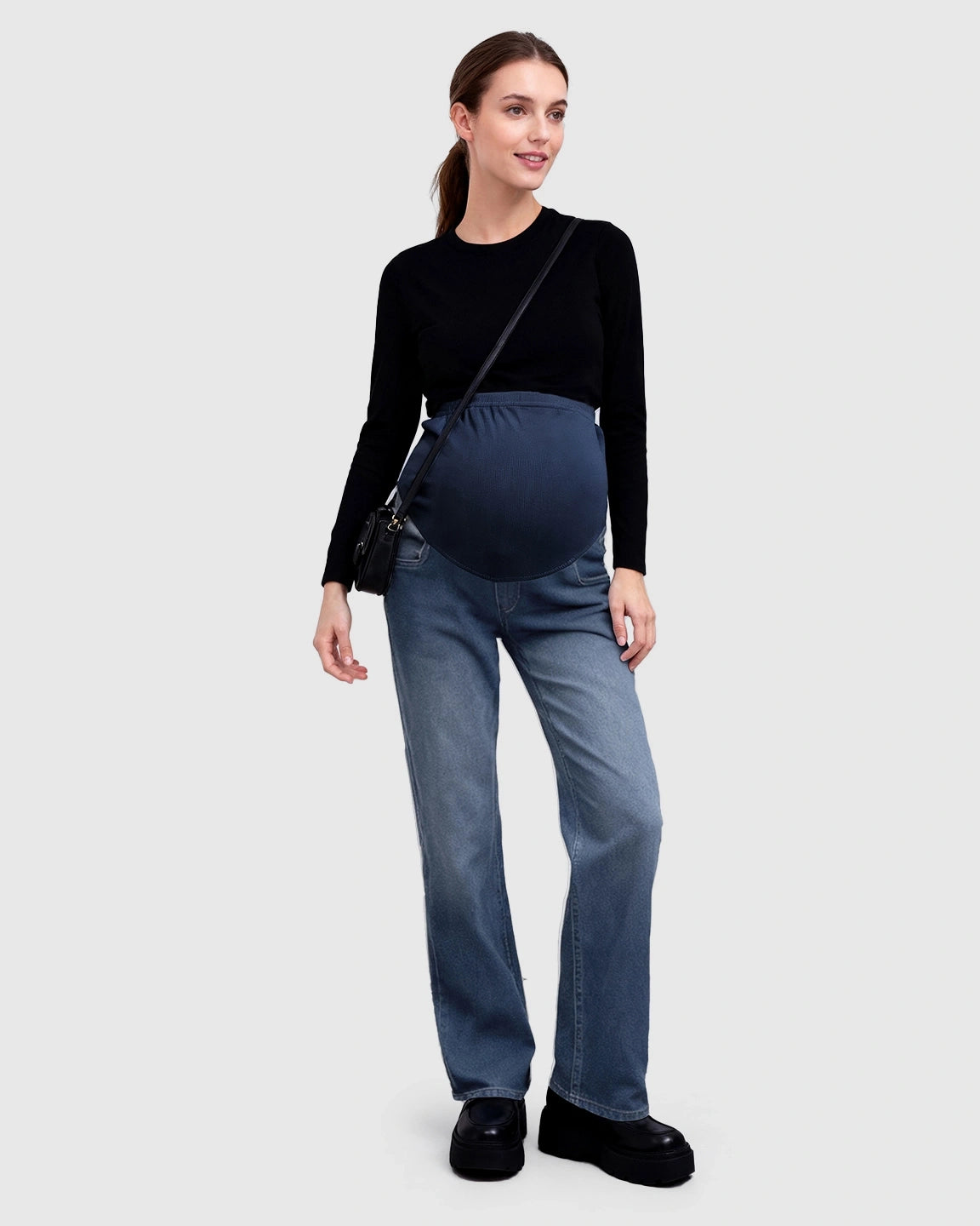 Soft Stretch Over Bump Maternity Jeans