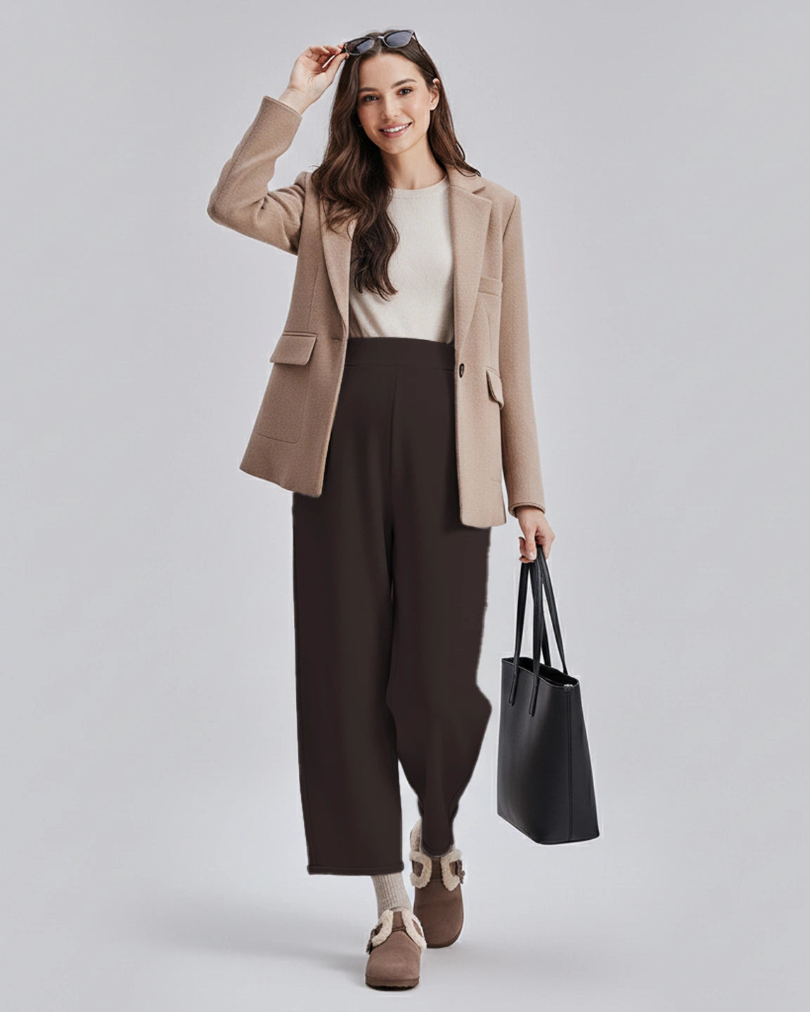 Velvet Straight-Leg Maternity Pants