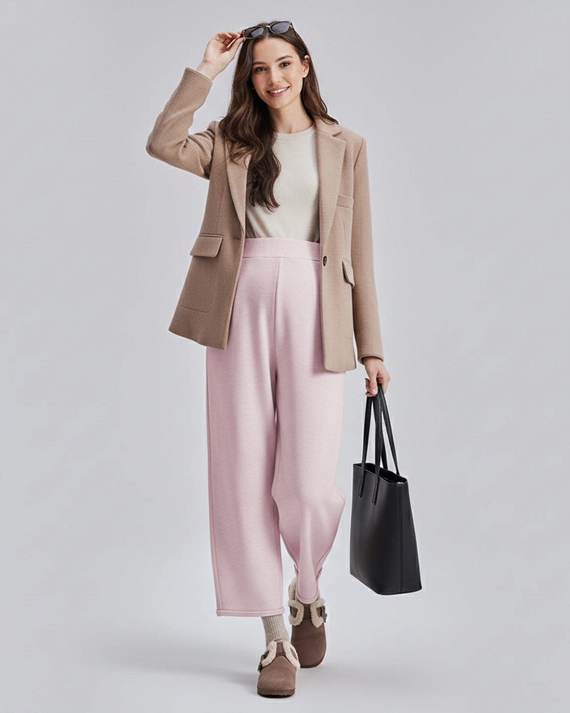 Velvet Straight-Leg Maternity Pants