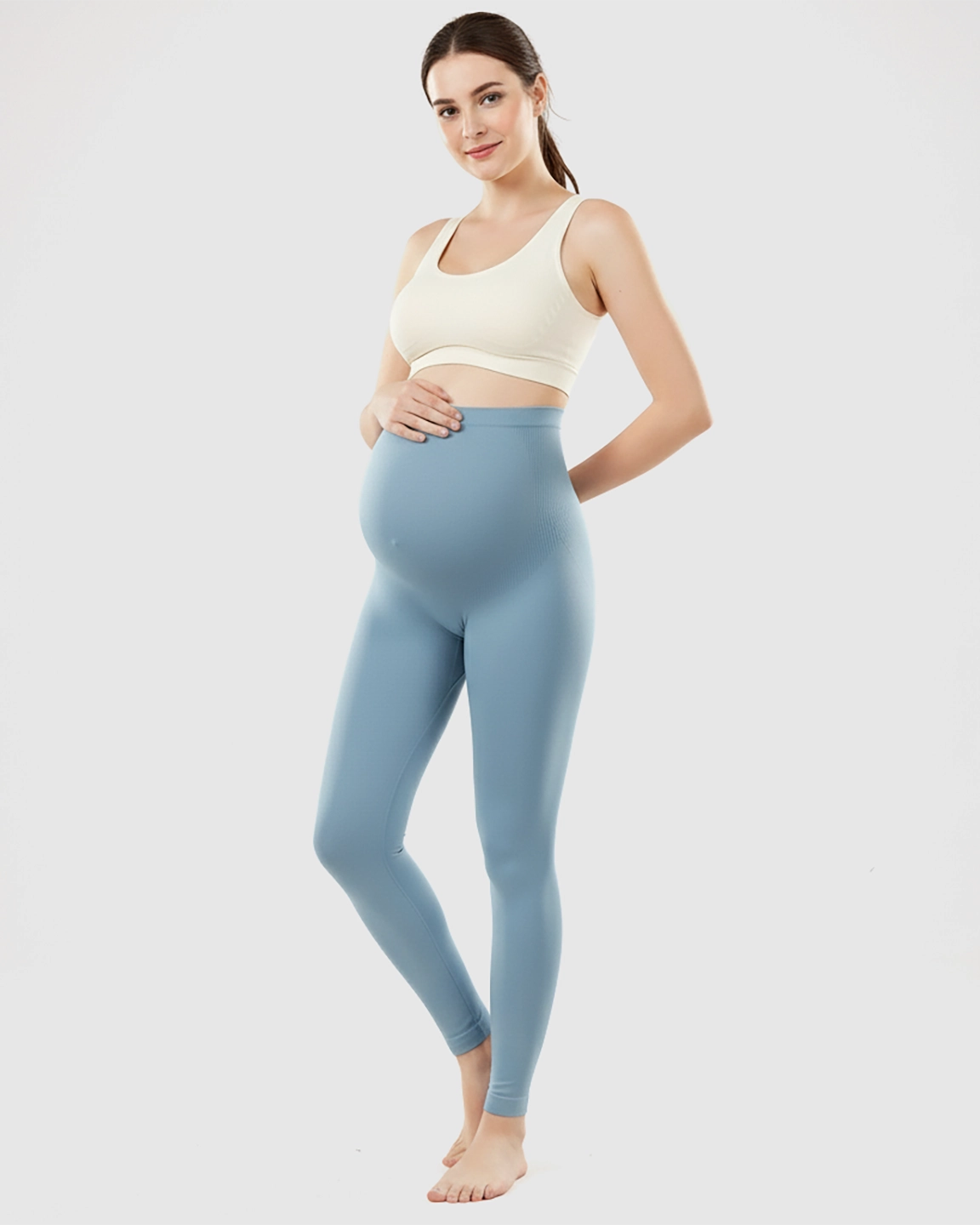Olivra Seamless High-Waist Maternity Leggings