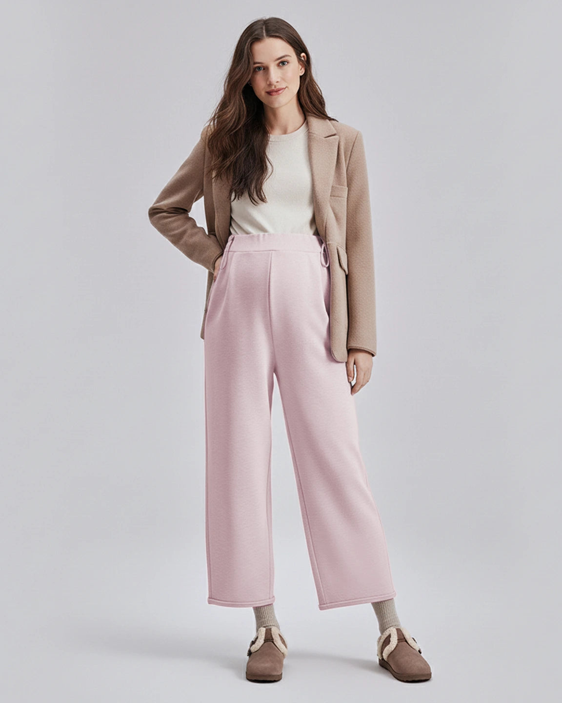 Velvet Straight-Leg Maternity Pants