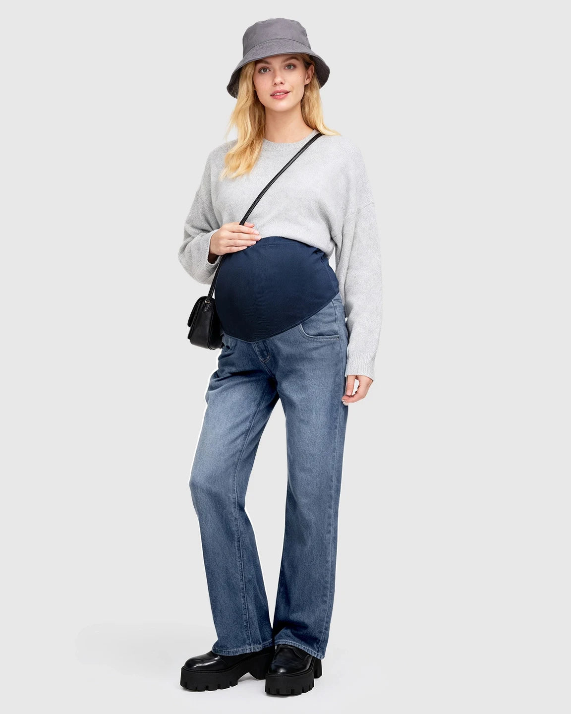 Soft Stretch Over Bump Maternity Jeans