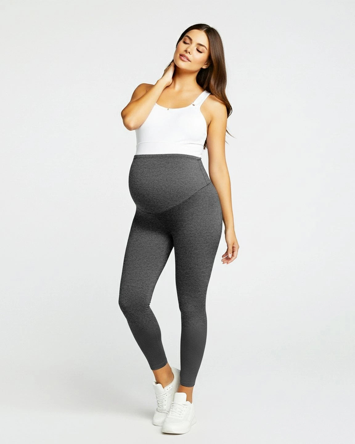 Sculpting Ankle Length Maternity Leggings