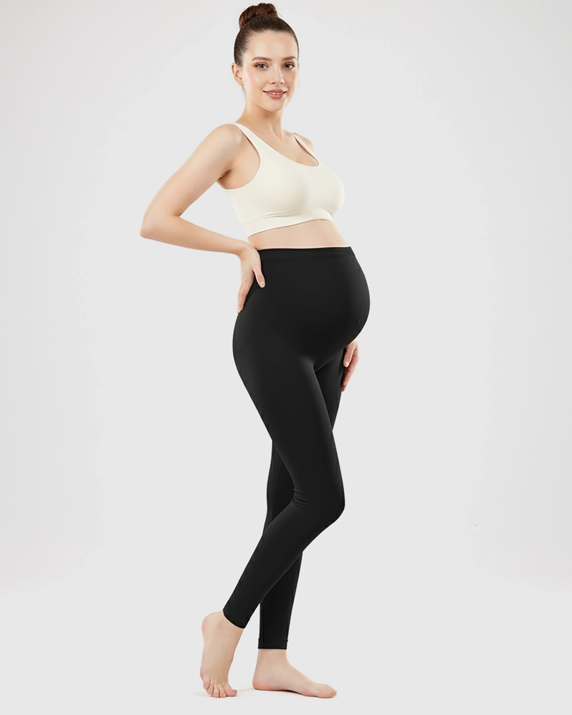 Olivra Seamless High-Waist Maternity Leggings