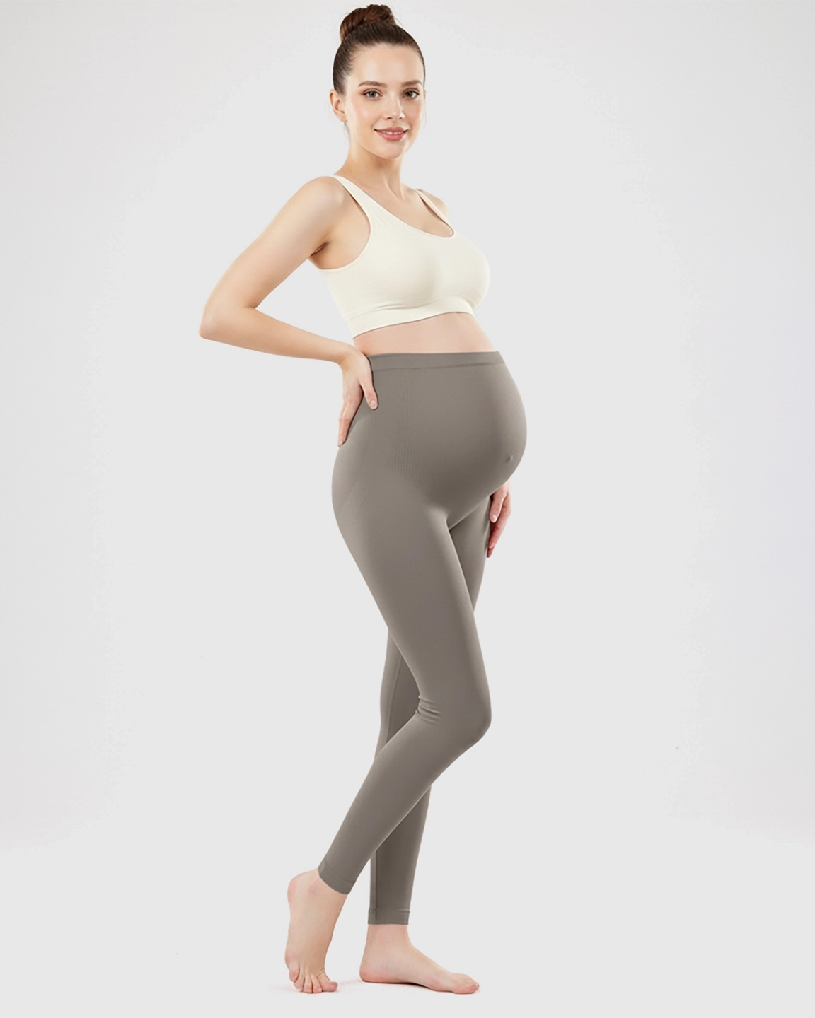 Olivra Seamless High-Waist Maternity Leggings
