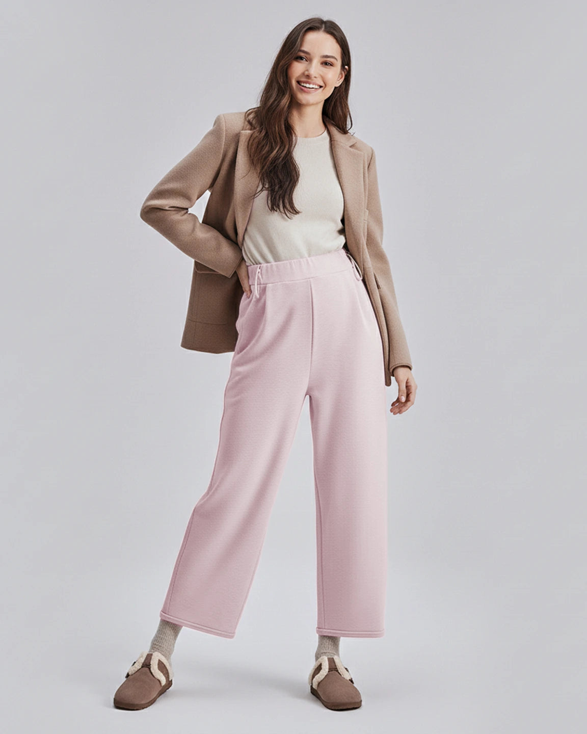 Velvet Straight-Leg Maternity Pants