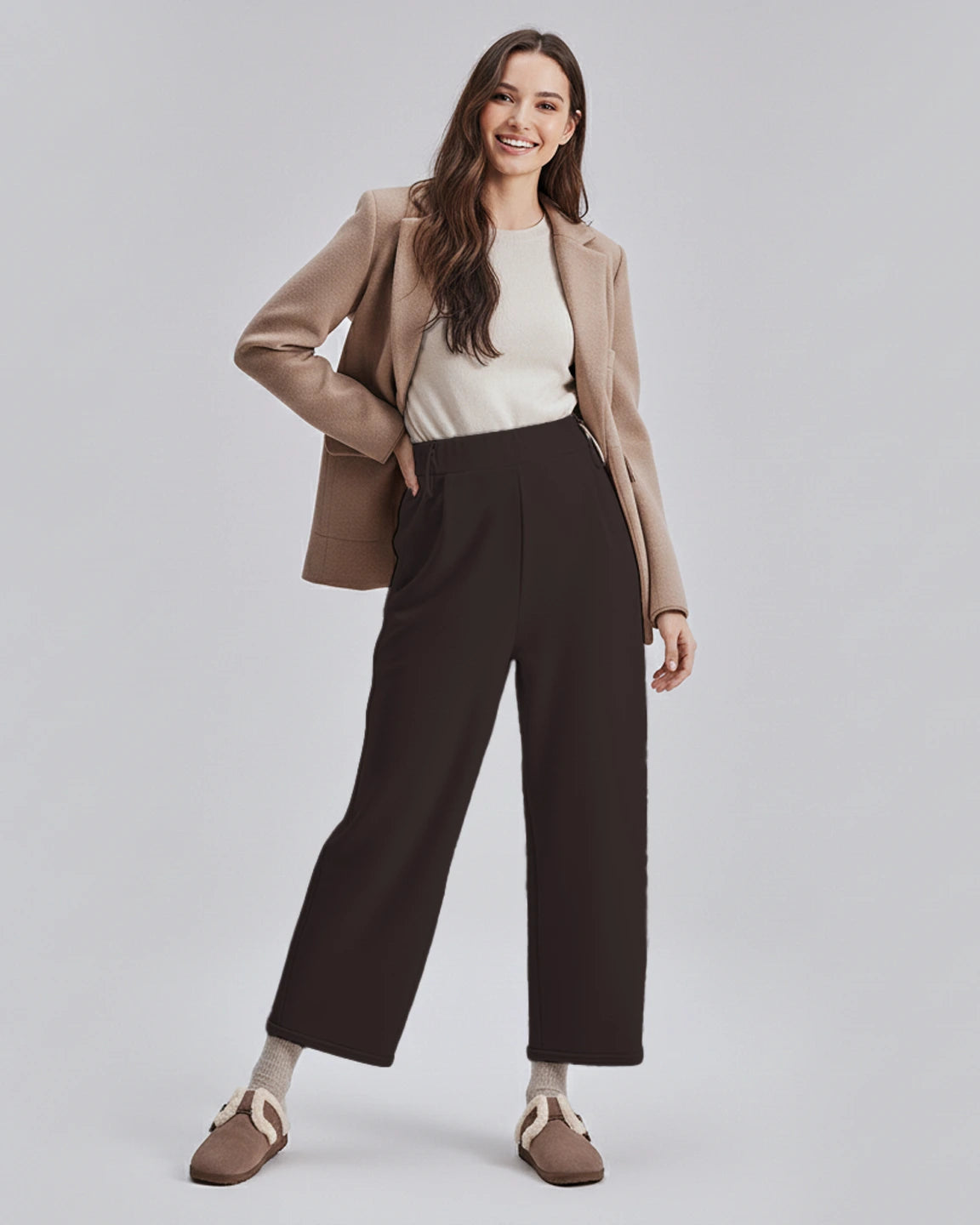 Velvet Straight-Leg Maternity Pants