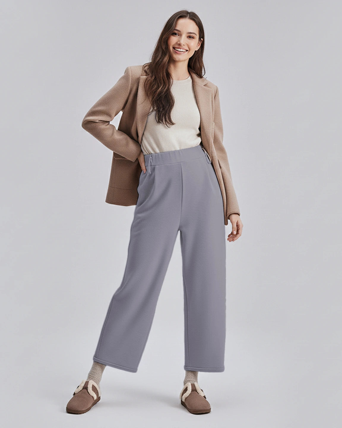 Velvet Straight-Leg Maternity Pants
