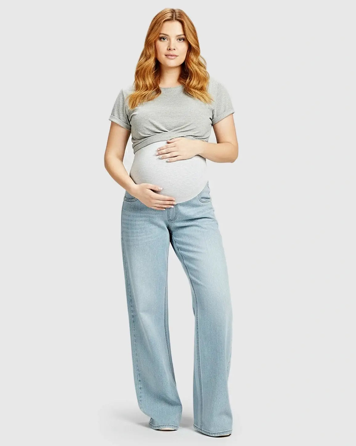 Stretch High-Waist Maternity Jeans