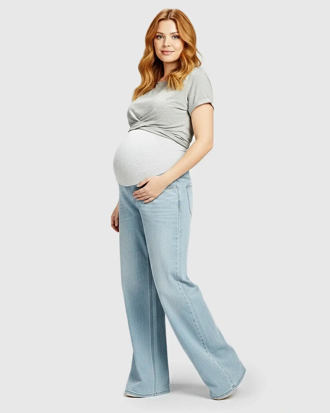 Stretch High-Waist Maternity Jeans