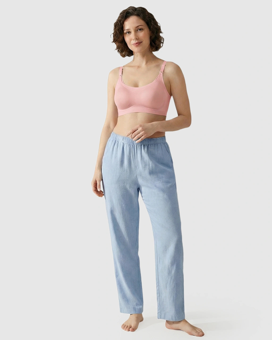 Seamless Ice Silk Ultra-Thin Nursing Bra