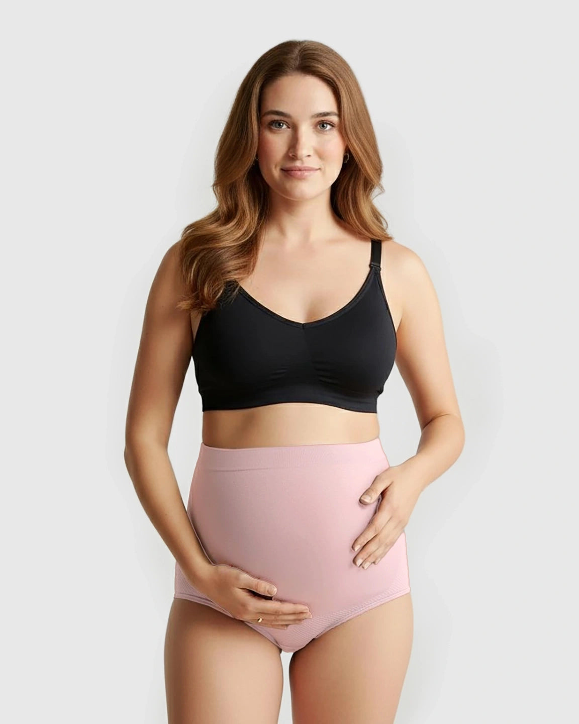 High-Waist Seamless Maternity Panties