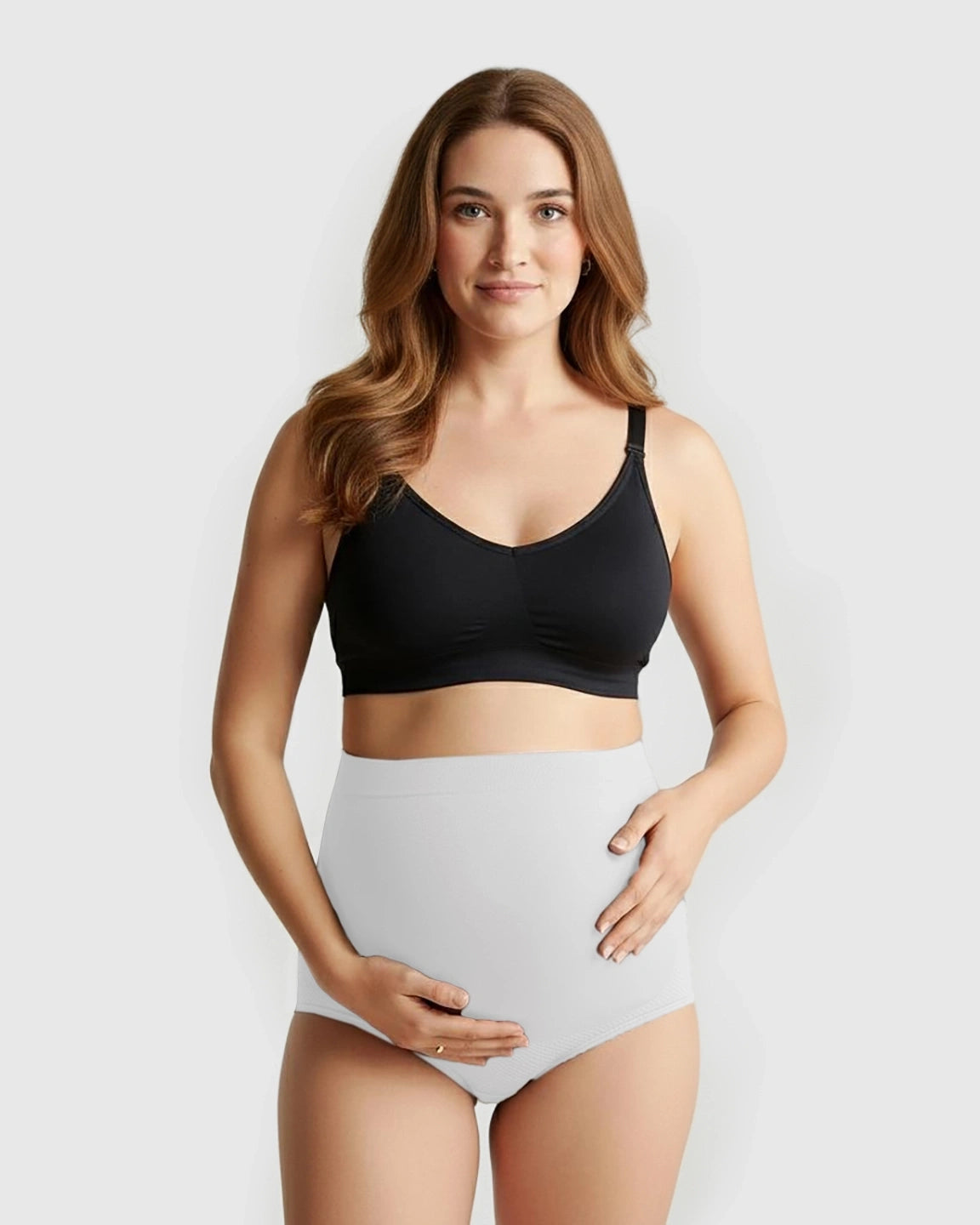 High-Waist Seamless Maternity Panties