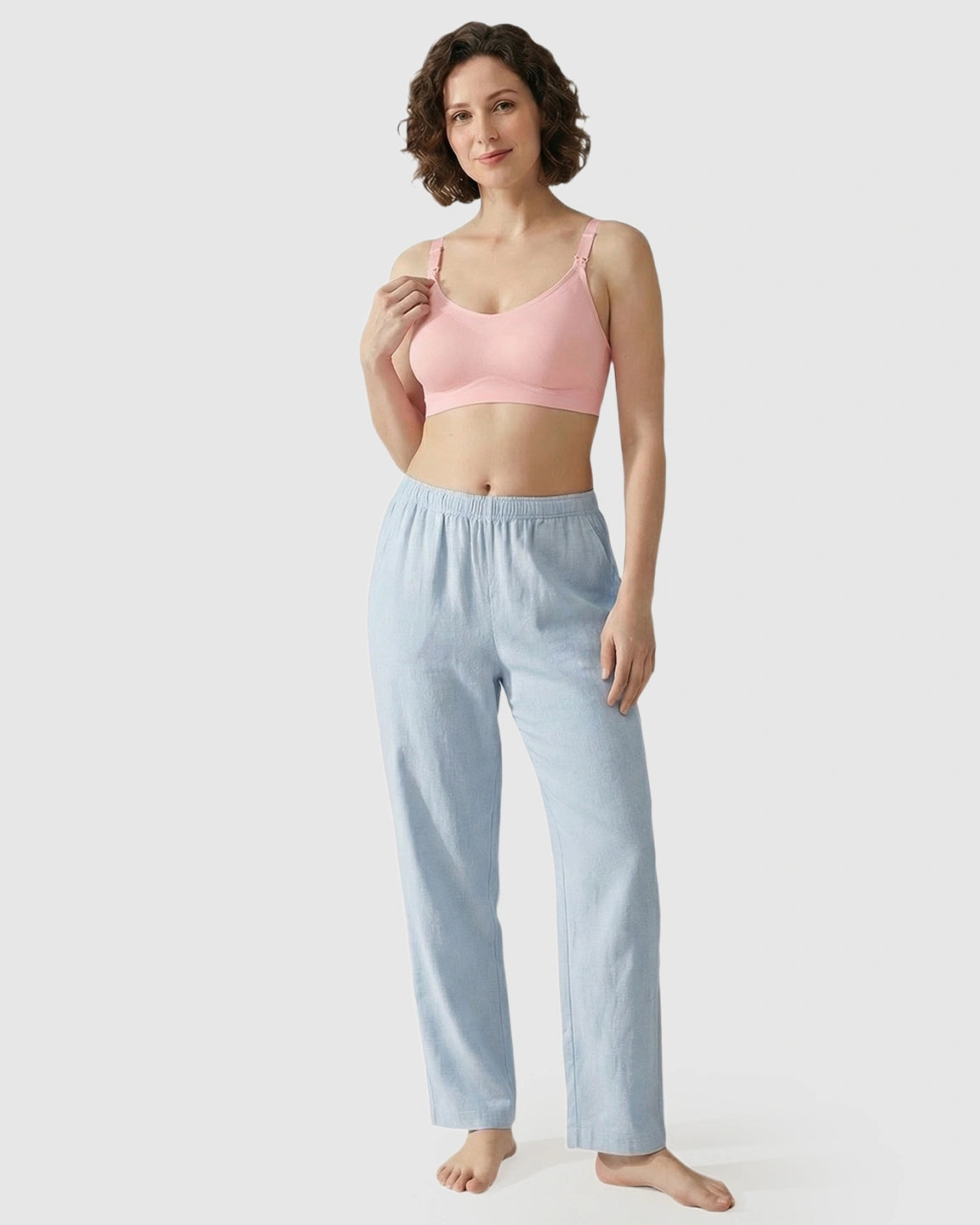 Seamless Ice Silk Ultra-Thin Nursing Bra