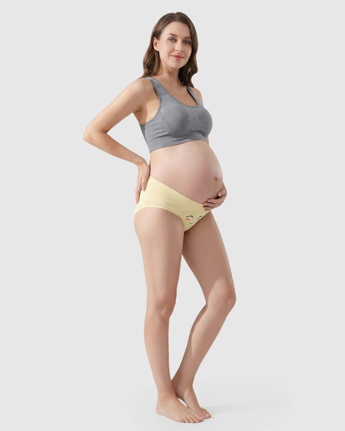 Abdomen-Support Cartoon-Pattern Maternity Underwear