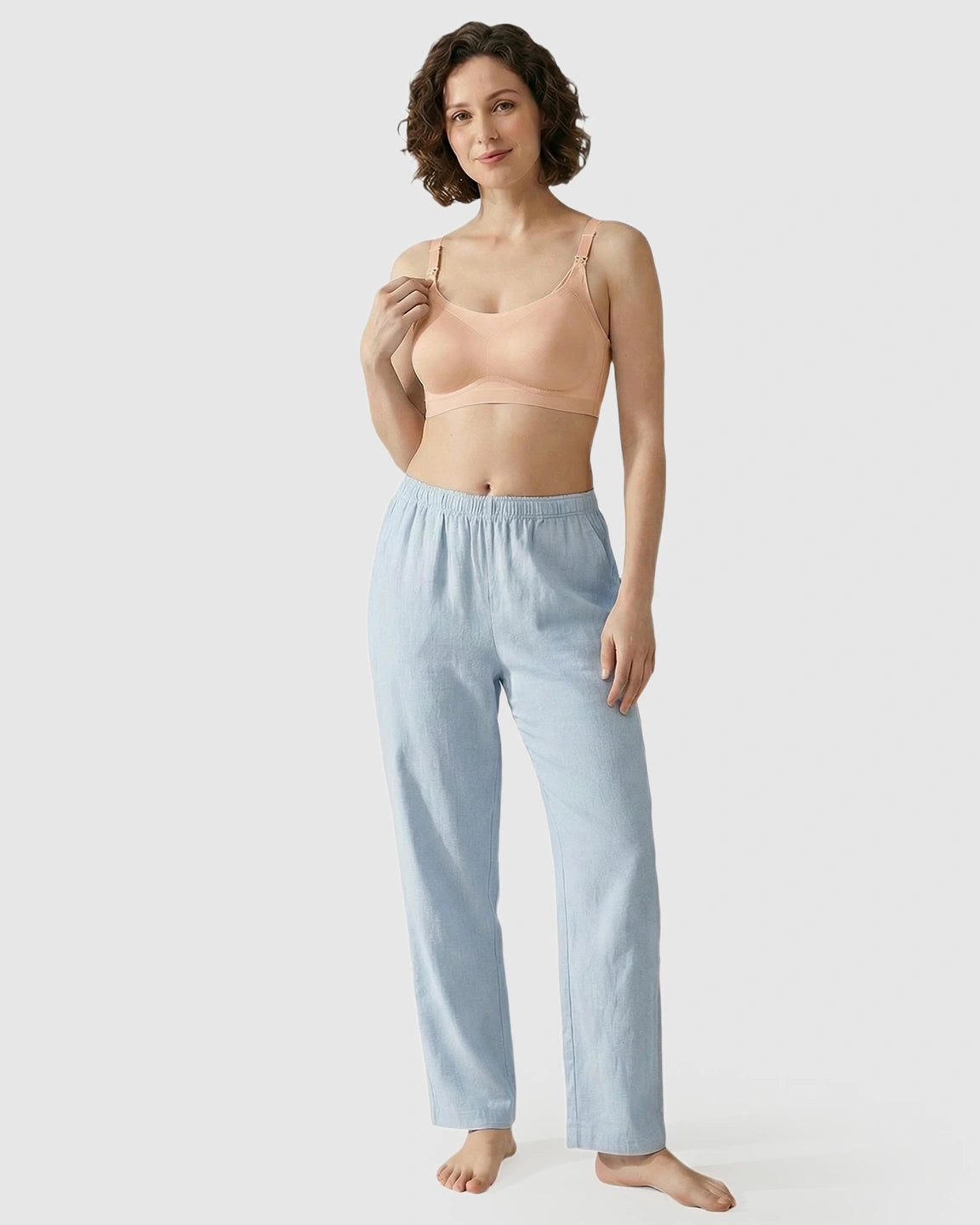 Seamless Ice Silk Ultra-Thin Nursing Bra