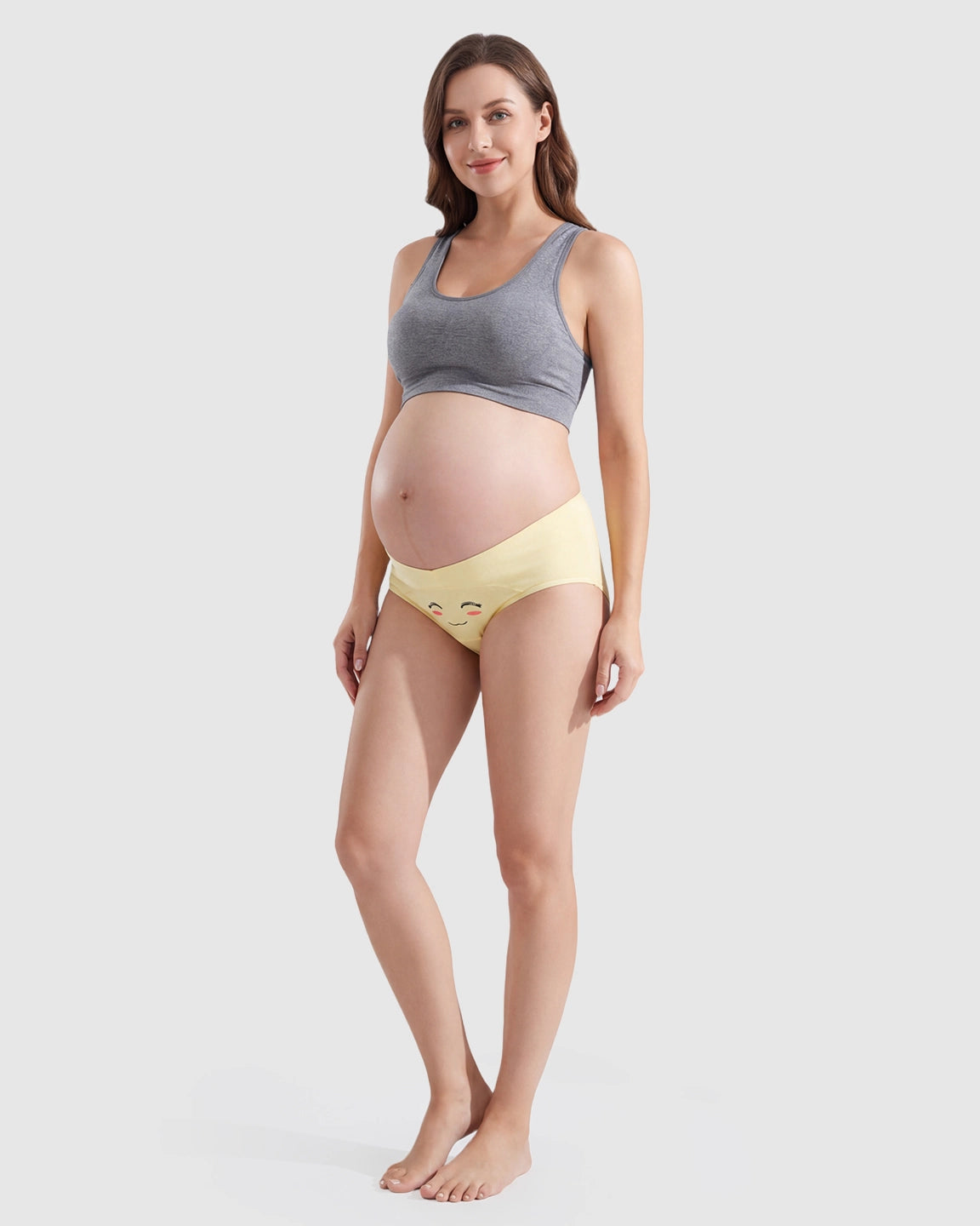 Abdomen-Support Cartoon-Pattern Maternity Underwear