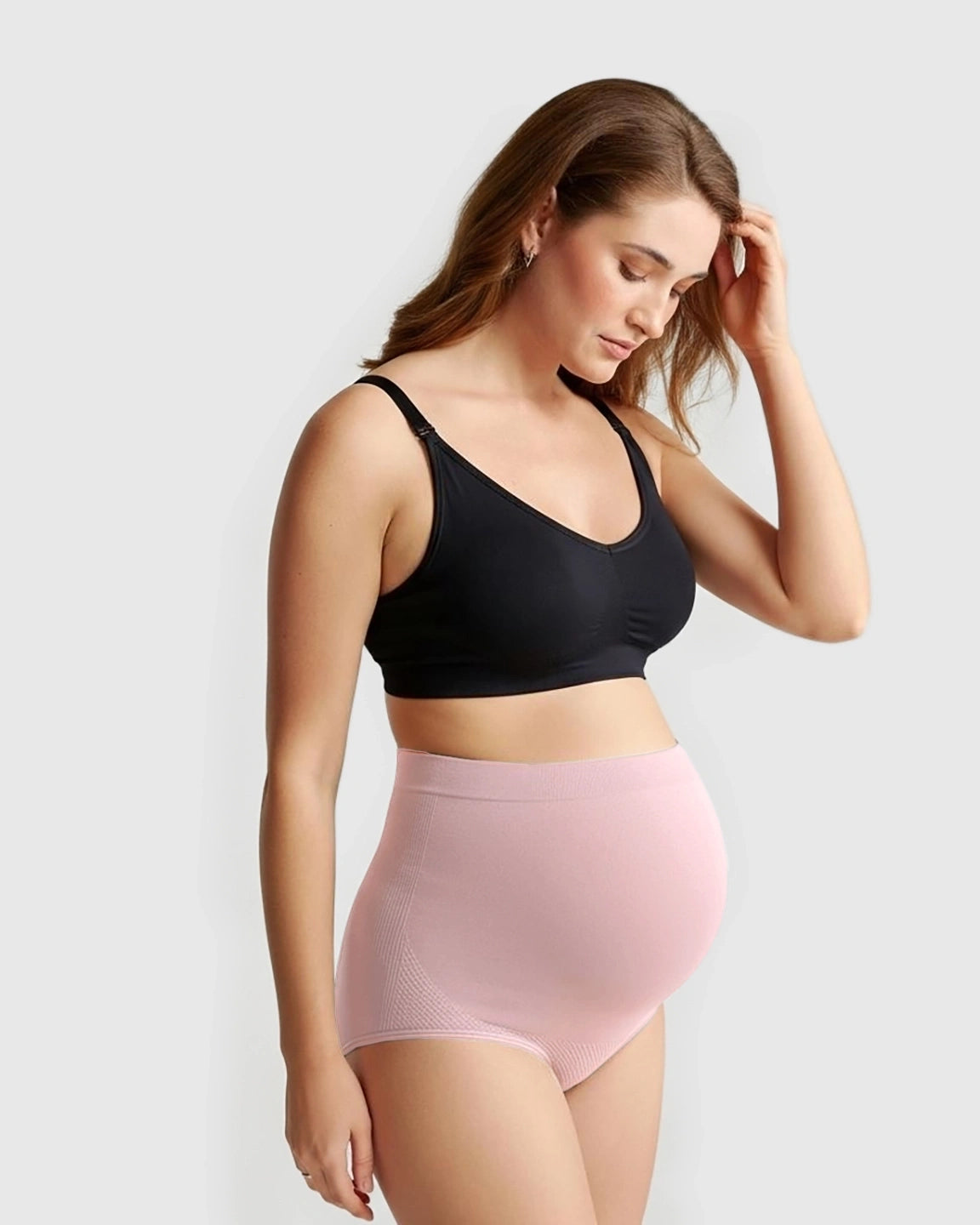 High-Waist Seamless Maternity Panties