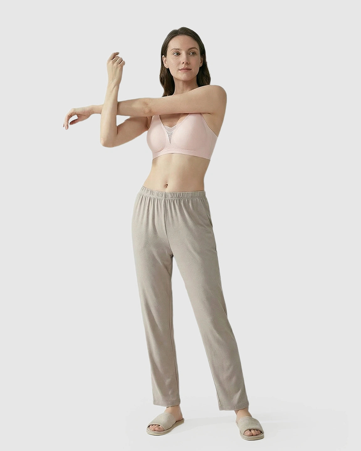 Thin Mesh Jelly Strip Design Nursing Bra