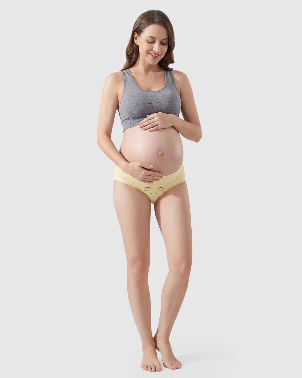 Abdomen-Support Cartoon-Pattern Maternity Underwear