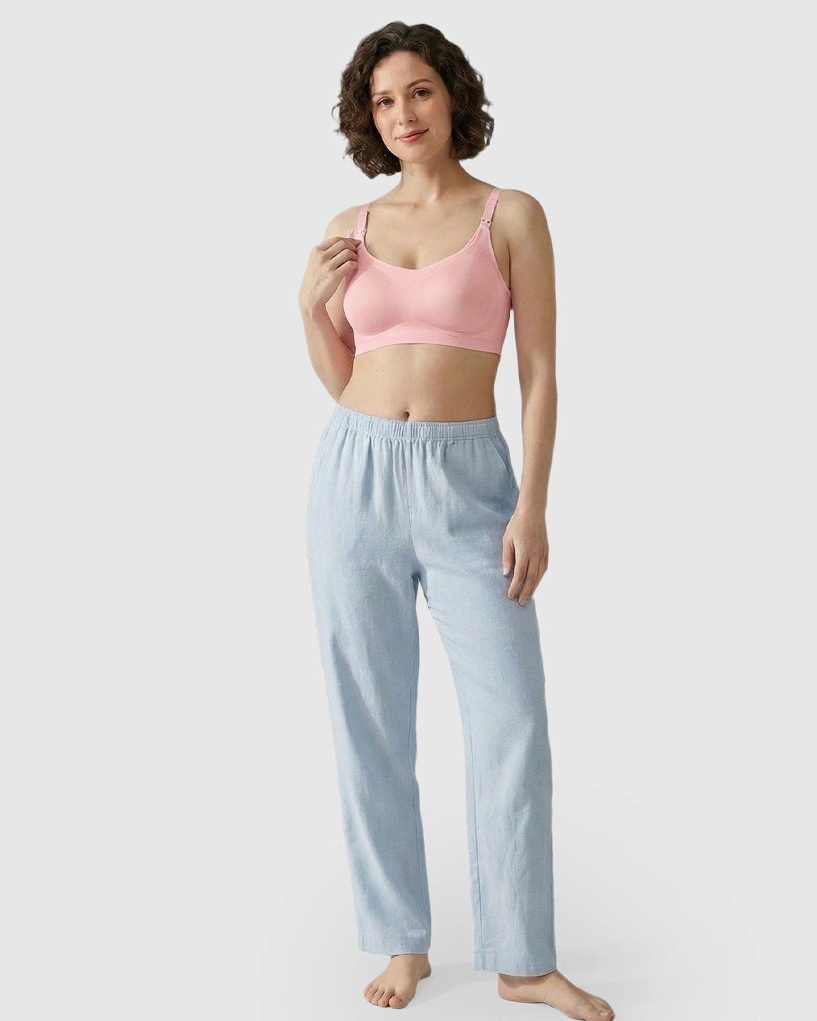 Seamless Ice Silk Ultra-Thin Nursing Bra